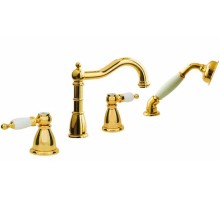 Смеситель на борт ванны Boheme Tradizionale Oro 395 Золото