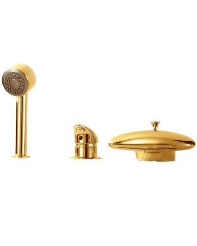 Смеситель на борт ванны Boheme Niagara 398 Золото