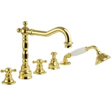 Смеситель на борт ванны Migliore Arcadia 18395 Золото