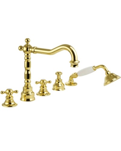 Смеситель на борт ванны Migliore Arcadia 18395 Золото