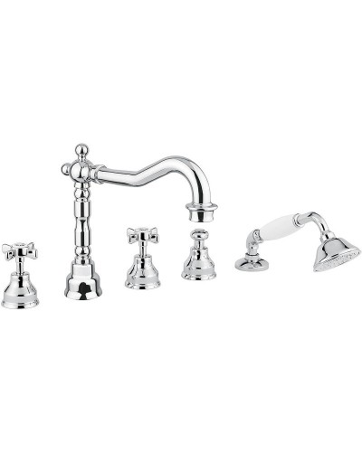 Смеситель на борт ванны Migliore Princeton 19357 Хром