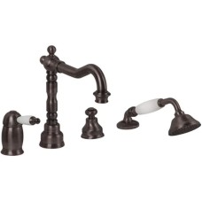 Смеситель на борт ванны Migliore Oxford 19114 Тосканская бронза