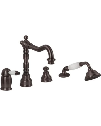 Смеситель на борт ванны Migliore Oxford 19114 Тосканская бронза