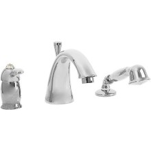 Смеситель на борт ванны Migliore Lem Swarovski 18882 Хром