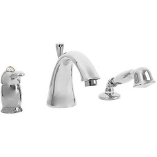 Смеситель на борт ванны Migliore Lem Swarovski 18882 Хром