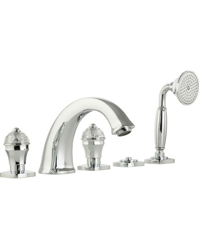 Смеситель на борт ванны Migliore Korona 27308 Хром