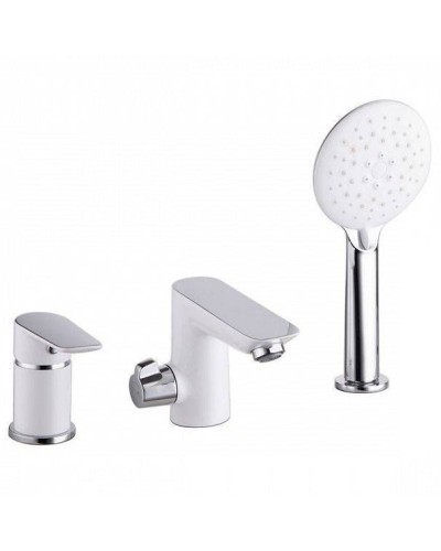 Смеситель на борт ванны Iddis Cloud CLOSB30i07 Белый, хром