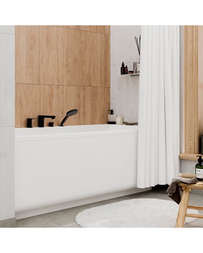 Смеситель на борт ванны WasserKRAFT Elbе 7455 Черный матовый