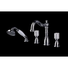 Смеситель на борт ванны Boheme Royal Cristal 396-Royal/CRST Хром