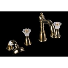 Смеситель на борт ванны Boheme Camelia 395 Золото