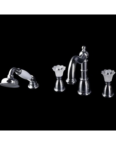 Смеситель на борт ванны Boheme Camelia 396 Хром