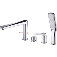 Смеситель на борт ванны Boheme Venturo 370 Хром