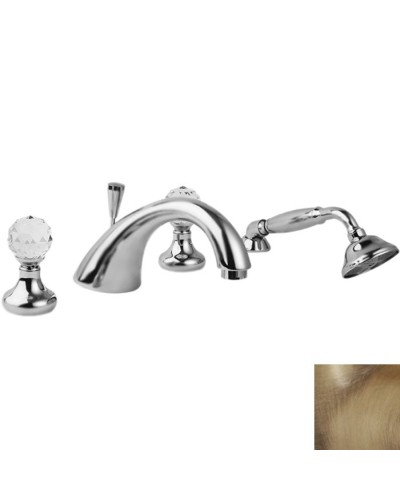 Смеситель на борт ванны Cezares Atlantis ATLANTIS-BVD-02-Sw Бронза кристаллы Swarovski