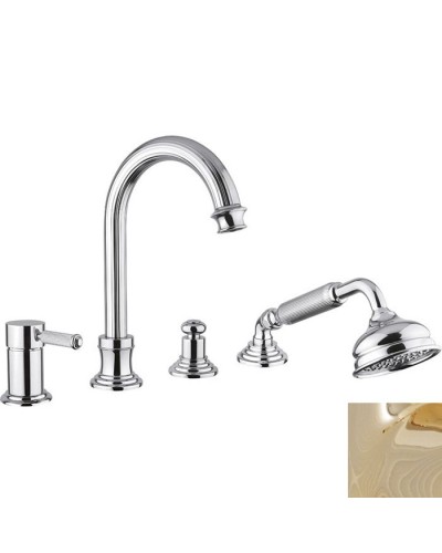 Смеситель на борт ванны Cezares Olimp OLIMP-BVDM-03/24-L Золото 24 карат