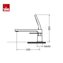 Смеситель на борт ванны Timo Torne 4330/03Y Черный