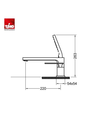 Смеситель на борт ванны Timo Torne 4330/03Y Черный