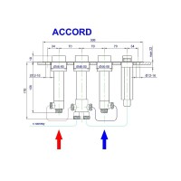 Смеситель на борт ванны Royal Bath Accord RB403 Хром