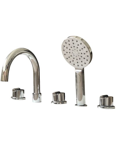 Смеситель на борт ванны Royal Bath Tudor RB104 Хром