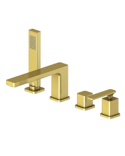 Смеситель на борт ванны Timo Torne 4330/17Y Золото матовое