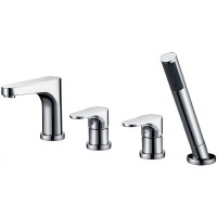 Смеситель на борт ванны Abber Eleganz AF8313 Хром