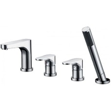 Смеситель на борт ванны Abber Eleganz AF8313 Хром