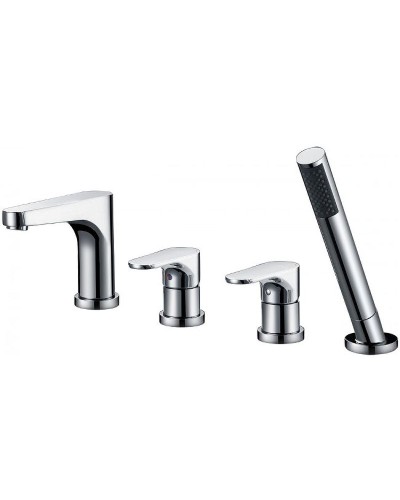 Смеситель на борт ванны Abber Eleganz AF8313 Хром