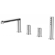 Смеситель на борт ванны BelBagno Uno UNO-BVD4-CRM Хром