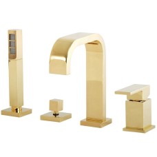 Смеситель на борт ванны Migliore Kvant Gold 25392 Золото