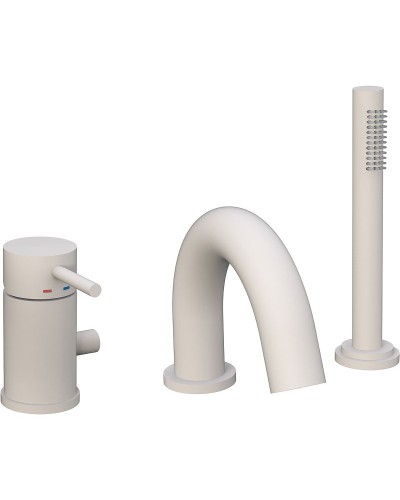 Смеситель на борт ванны Paffoni Light LIG047BO Белый