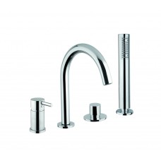 Смеситель на борт ванны на 4 отверстия CEZARES TINK-BVDM4-01