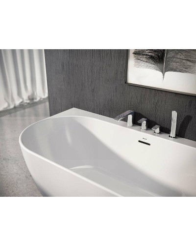 Смеситель на борт ванны Ravak Flat FL 026.00 X070120 Хром