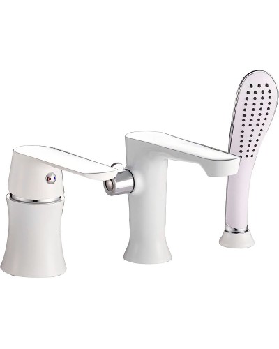 Смеситель на борт ванны Haiba HB80804 Белый