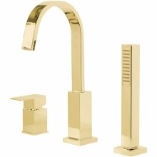 Смеситель на борт ванны Cezares UNIKA-BVD3-03/24 Золото