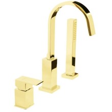 Смеситель на борт ванны Cezares UNIKA-BVD3-03/24 Золото