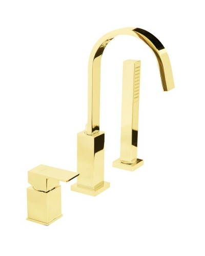 Смеситель на борт ванны Cezares UNIKA-BVD3-03/24 Золото