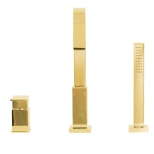 Смеситель на борт ванны Cezares UNIKA-BVD3-03/24 Золото