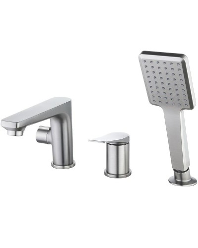 Смеситель на борт ванны Lemark Bronx LM3745GM Графит