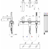 Смеситель на борт ванны Ravak Puri PU 026.00 X070142 Хром