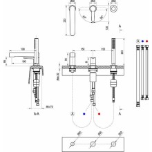 Смеситель на борт ванны Ravak Puri PU 026.00 X070142 Хром