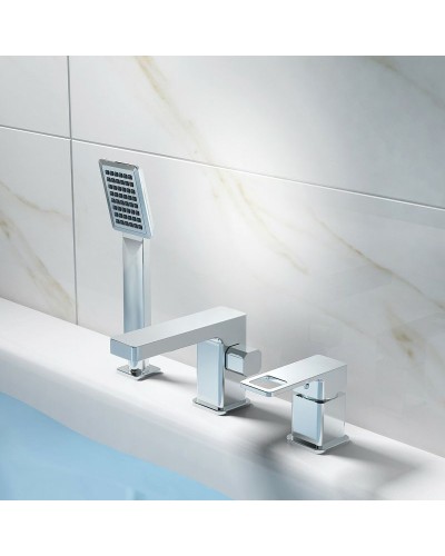 Смеситель на борт ванны Haiba HB80615 Хром