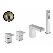 Смеситель на борт ванны на 4 отверстия CEZARES UNIKA-BVD4-02