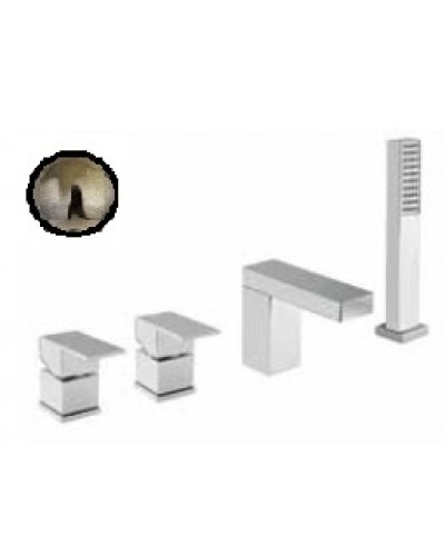 Смеситель на борт ванны на 4 отверстия CEZARES UNIKA-BVD4-02