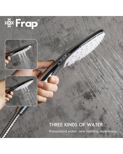 Смеситель на борт ванны Frap H49 F1149 Белый Хром