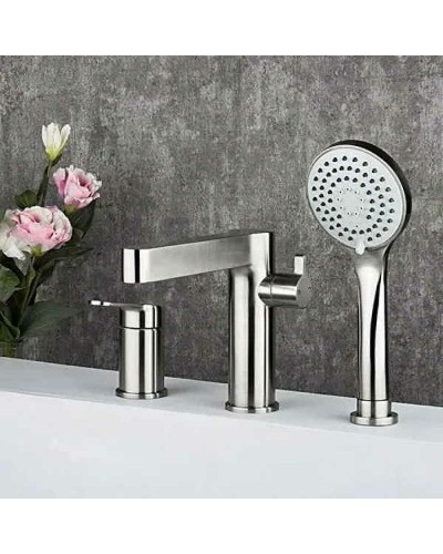 Смеситель на борт ванны Gappo G99-30 G1199-30 Сатин