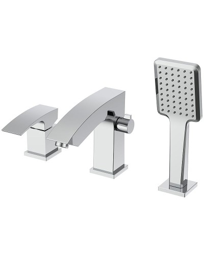 Смеситель на борт ванны Gappo G07 G1107 Хром