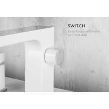 Смеситель на борт ванны Gappo G17-8 G1117-8 Белый Хром