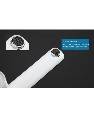 Смеситель на борт ванны Gappo G48 G1148 Белый Хром