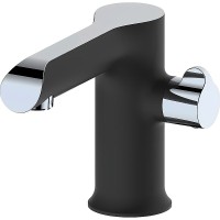 Смеситель на борт ванны Haiba HB80805-7 Черный матовый Хром