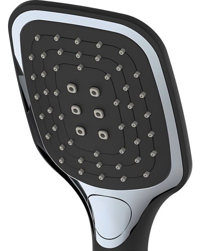 Смеситель на борт ванны Haiba HB80805-7 Черный матовый Хром