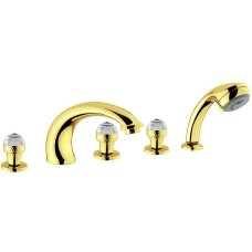 Смеситель на борт ванны Migliore Axo 18506 Золото